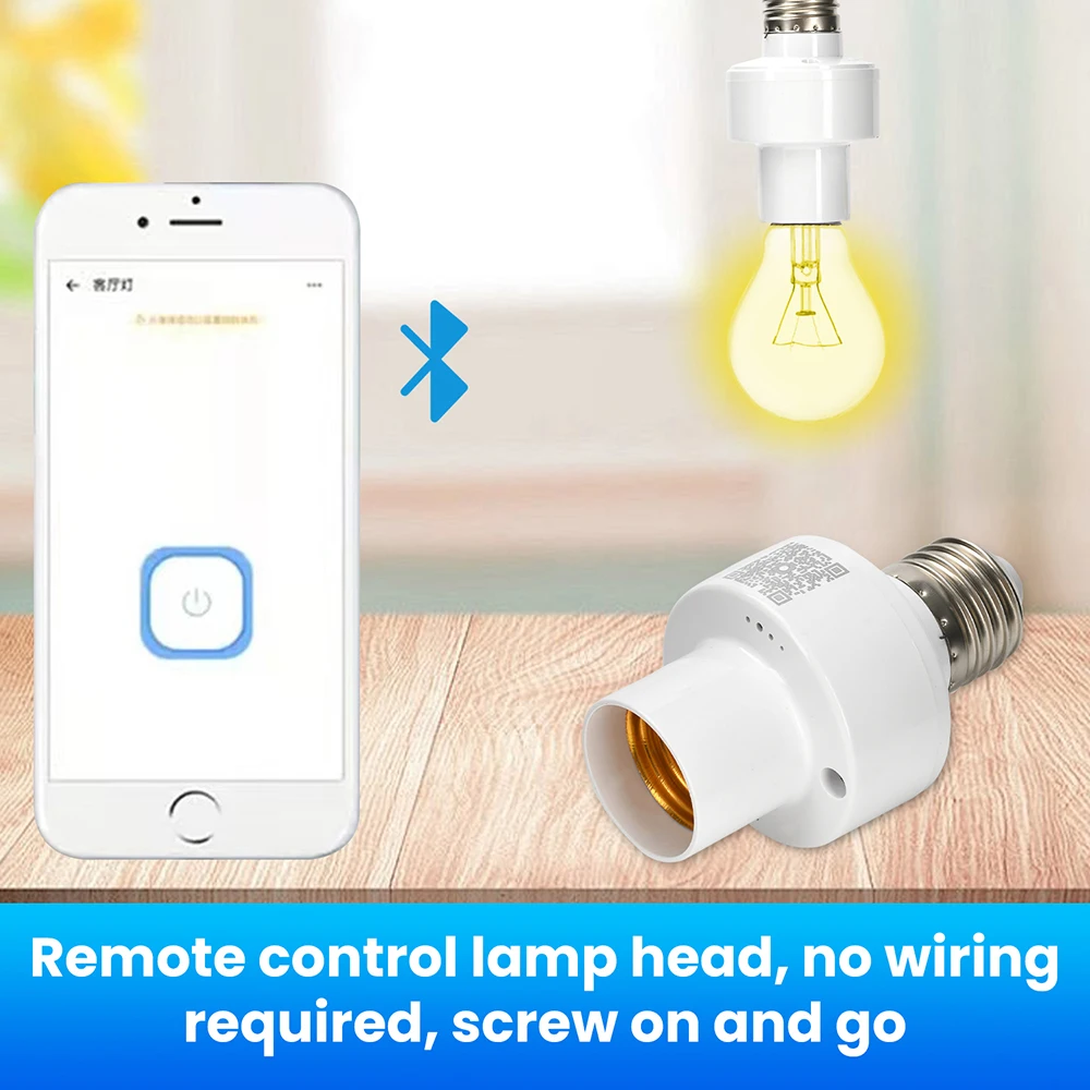 

AC110-240V E27 Держатель лампы Беспроводной пульт дистанционного управления Инфракрасный умный кабриолет Светодиодный патрон Пульт дистанционного управления с таймером Smart Life