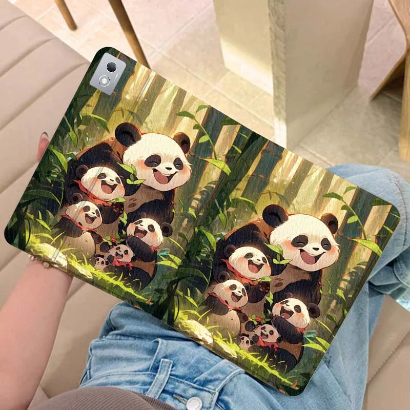 

Милый чехол с изображением панды в стиле аниме для планшетов Legion Xiaoxin Pad Y700 K10 M10 P11 K11 Pro Plus 10.6 11.5 дюймов 2021 2023 2025