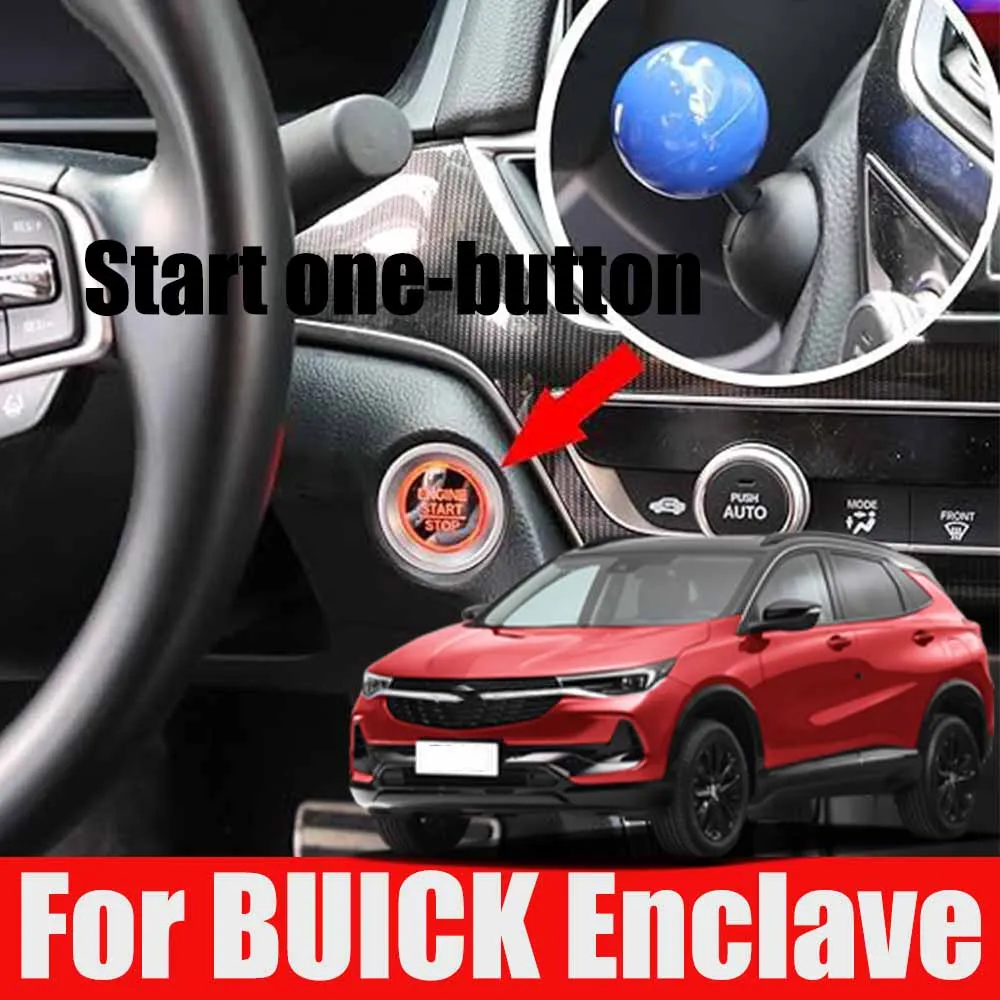 

For BUICK Enclave Car Engine START Button Replace Cover STOP Switch ball style Car Accessories