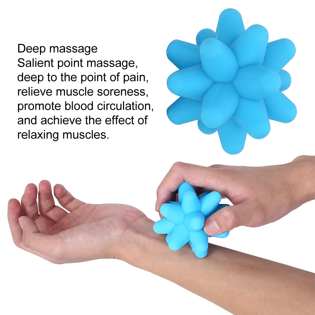 

Мяч для расслабления мышц, 2 цвета, массажный мяч для акупунктурных точек, массажный мяч для расслабления мышц, силиконовый мяч для фитнеса, массажный мяч для фитнеса