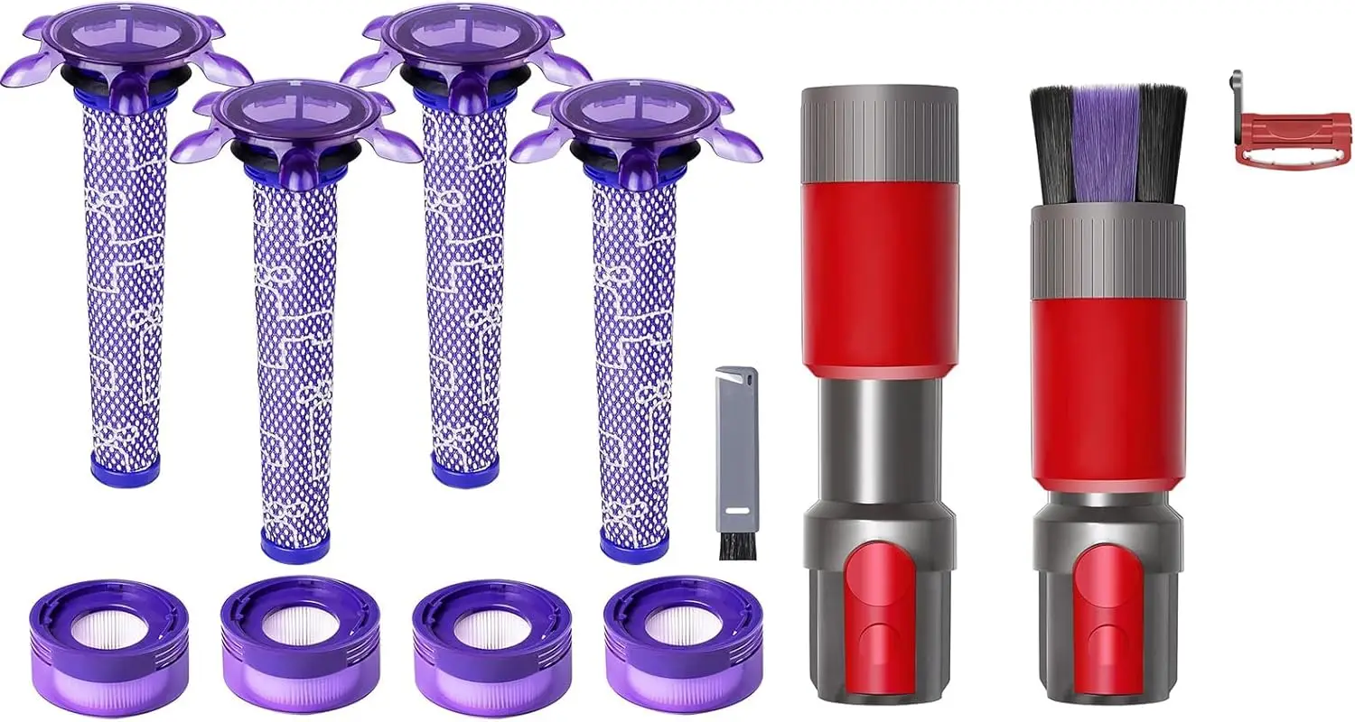 

Комплект вакуумных фильтров для V7-V10, щетка с мягкой щетиной для пылесосов V7-V15