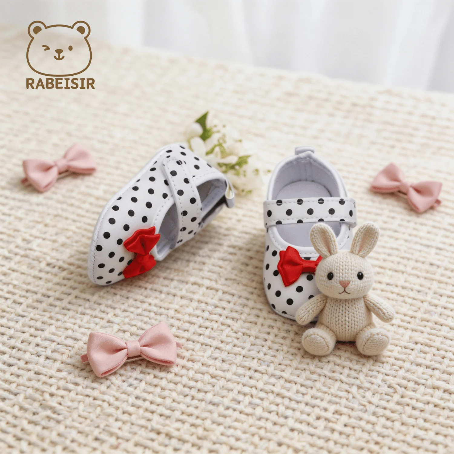 Baby-Stufen-Schuhe für Babys, erstes Paar Kleinkind-Schuhe, Babyschuhe, atmungsaktiv, rutschfest, modische Mädchen-Schuhe im Prinzessinnen-Stil – Detail 7