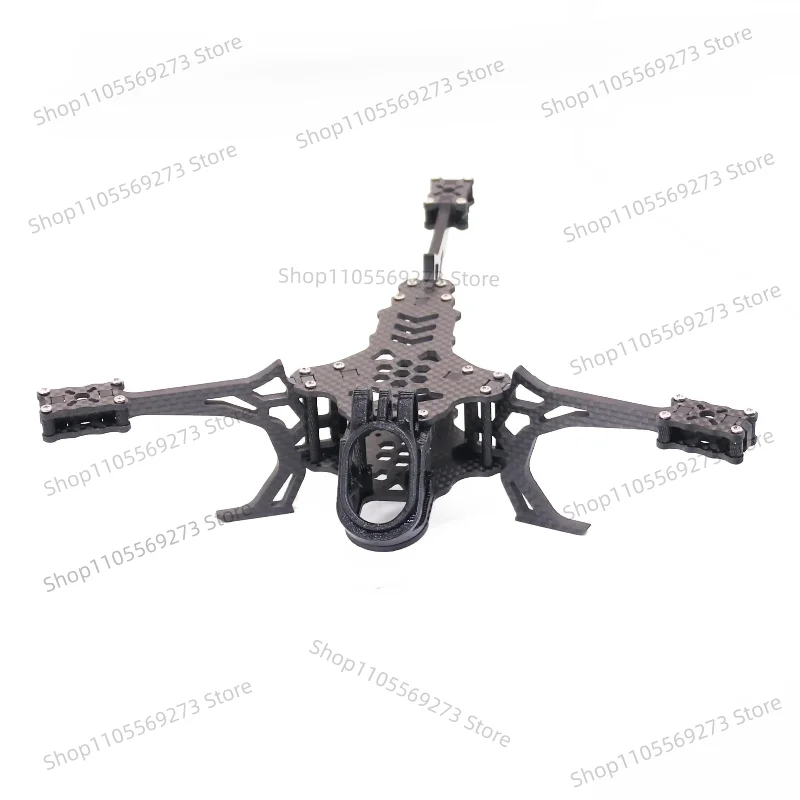 4 Inch Carbon Fiber FPV Drone Frame Kit Racing Quadcopter Freestyle DIY Assembly Compatible with F7 Flight Controller & Stack