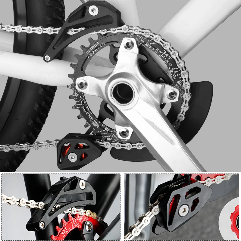 Deemount Bicycle Chain Guide ISCG 03/05 BB Mount Single Chainring Mount MTB Bike 32-38T 1x system Chainwheel Bash Protector Plat