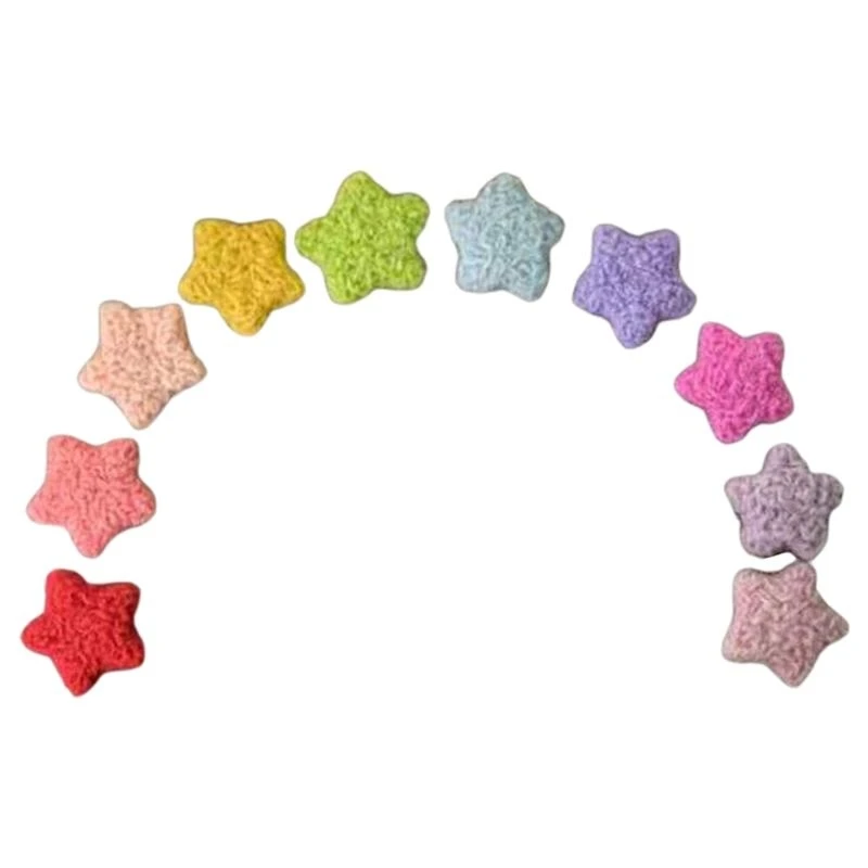 J15U 3/10Pcs DIY Handmade Baby Felt Stars/Lamb Home Party Decoration Photography Prop