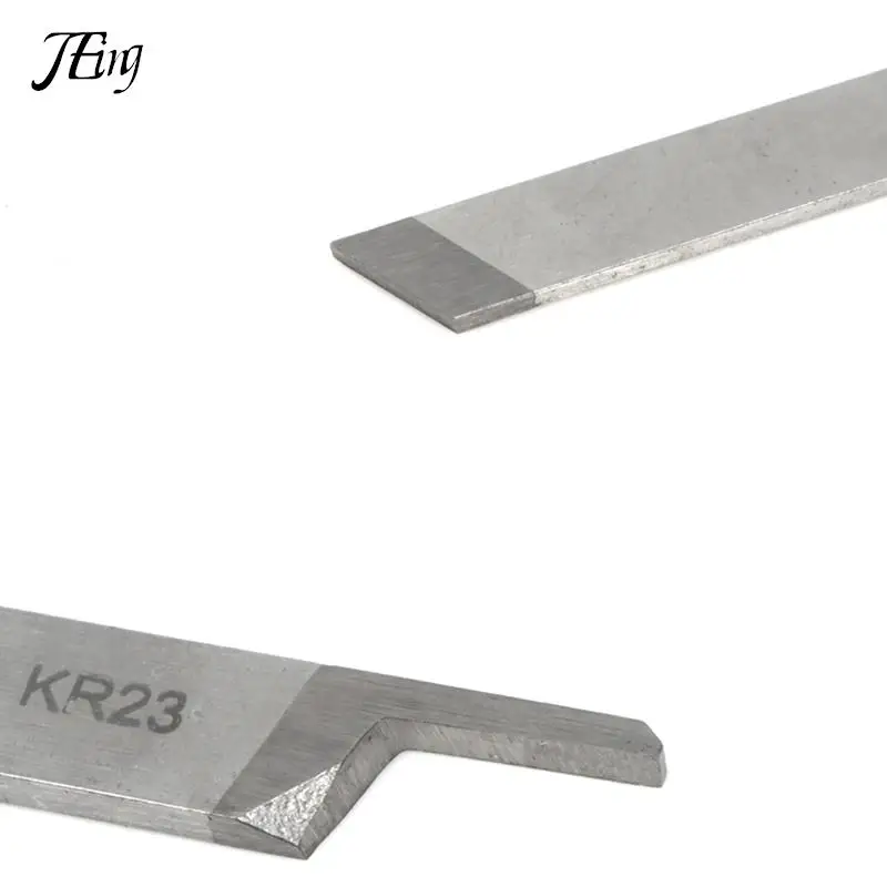 2pcs/set Overlock Sewing Machine KR23 KR35 Upper Down Knife Blade Tungsten Steel Fit For Siruba Pegasus Sewing Machines