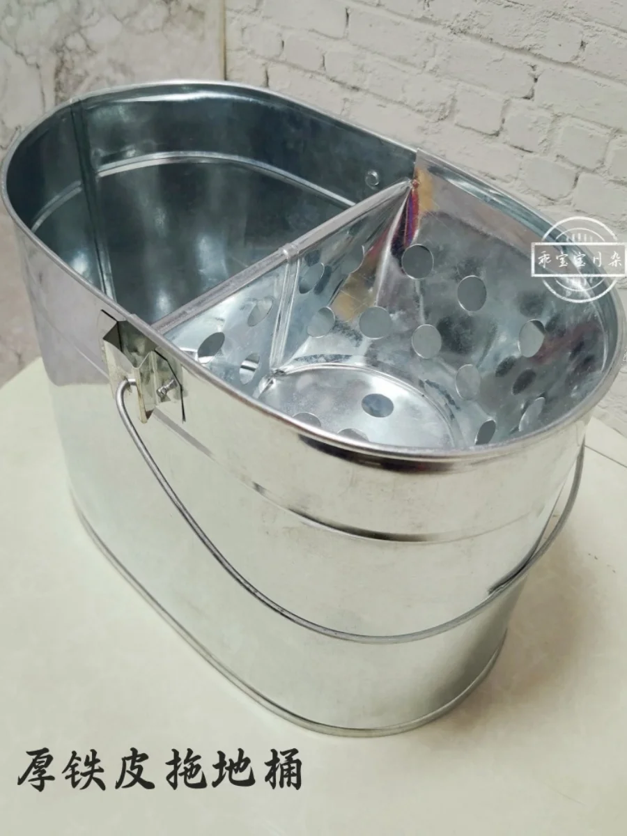 

Commercial thickened waterproof durable manual squeezing mopping bucket special bucket old mopping bucket old wear-resistant.