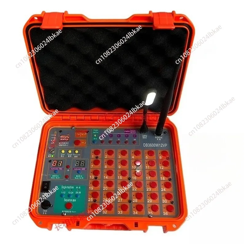 Mechanical Selection Button, One Host Four-machine Stand-alone 36-way Remote Control Stage Special Effects Igniter