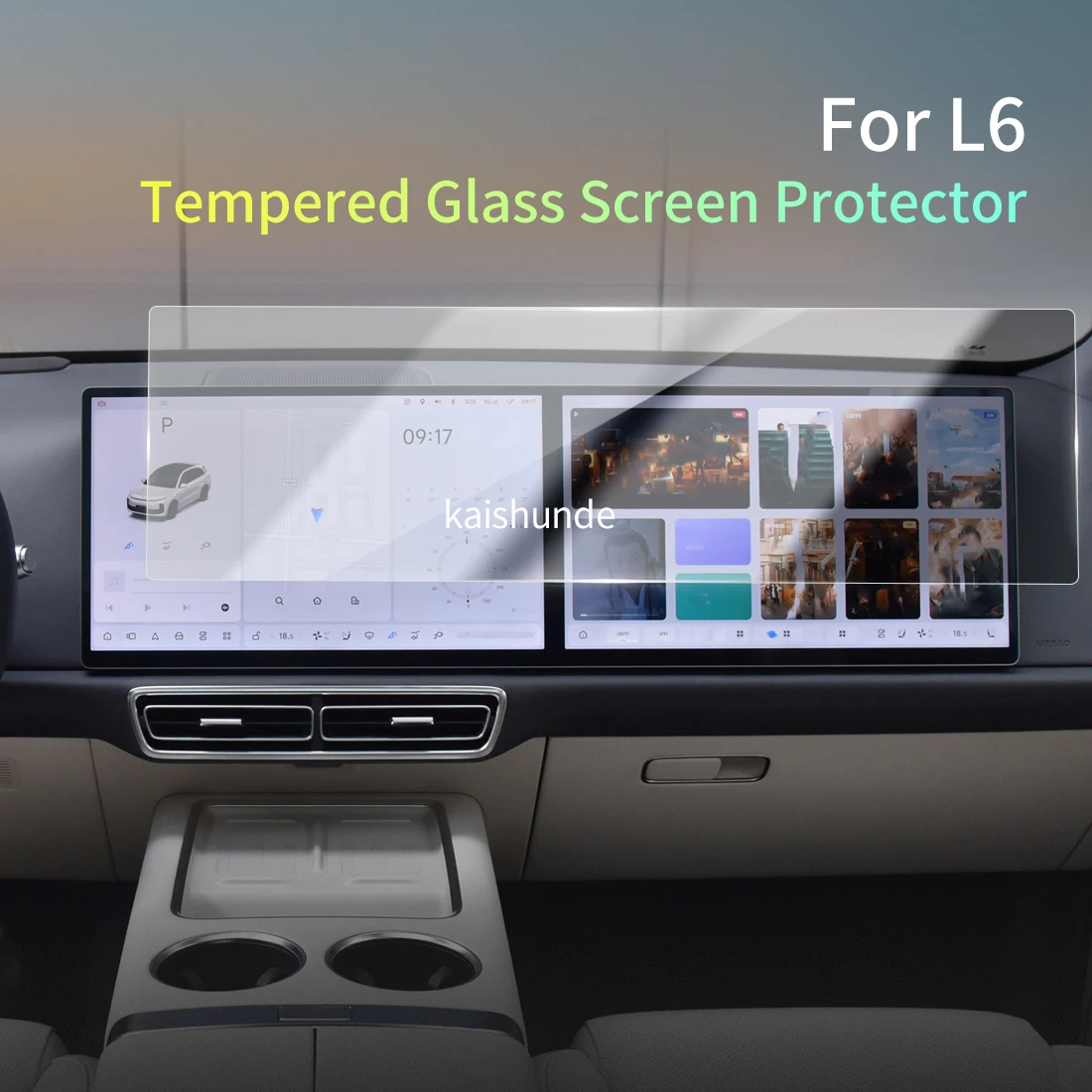 

Car Stickers Meters Protector For 26 LEADING IDEAL L6 Tempered Glass Protective Film Display Navigation Vehicle