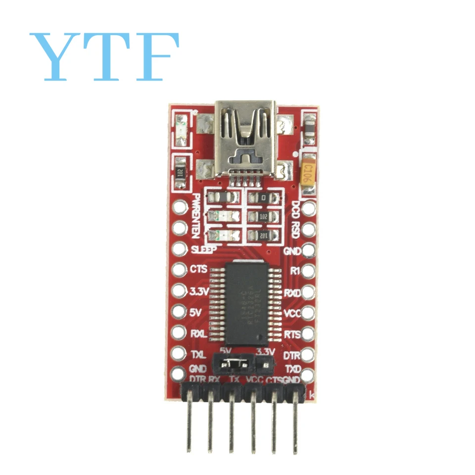 FT232RL FT232 FTDI USB 3.3V 5.5V À TTL Module Adaptateur Série Pour Arduino FT232 Pro Mini Port USB À TTL 232 Mini / Type-C USB