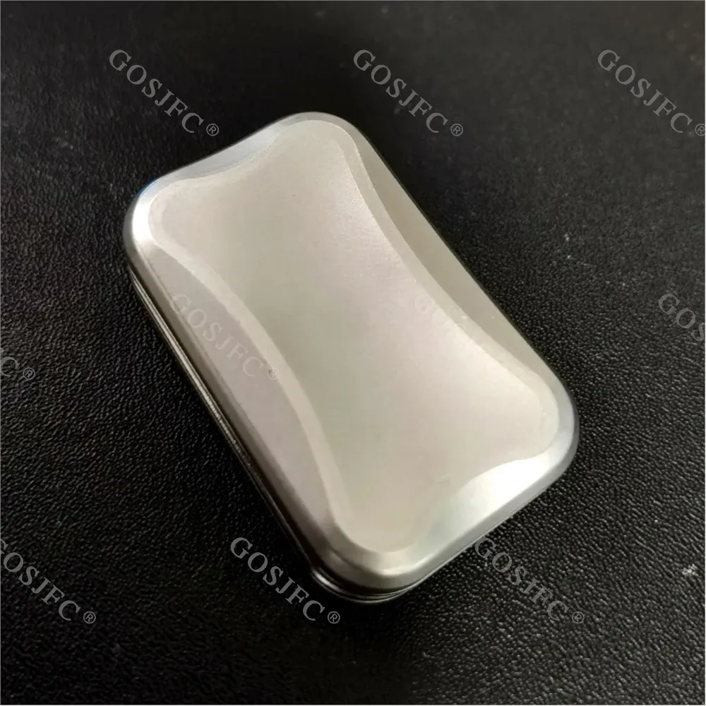 CaiNiao EDC Mini Sabonete Aço Inoxidável Titânio Ilimitado Empurrando Slider Fidget Brinquedos Para Adultos Brinquedo de Alívio do Estresse