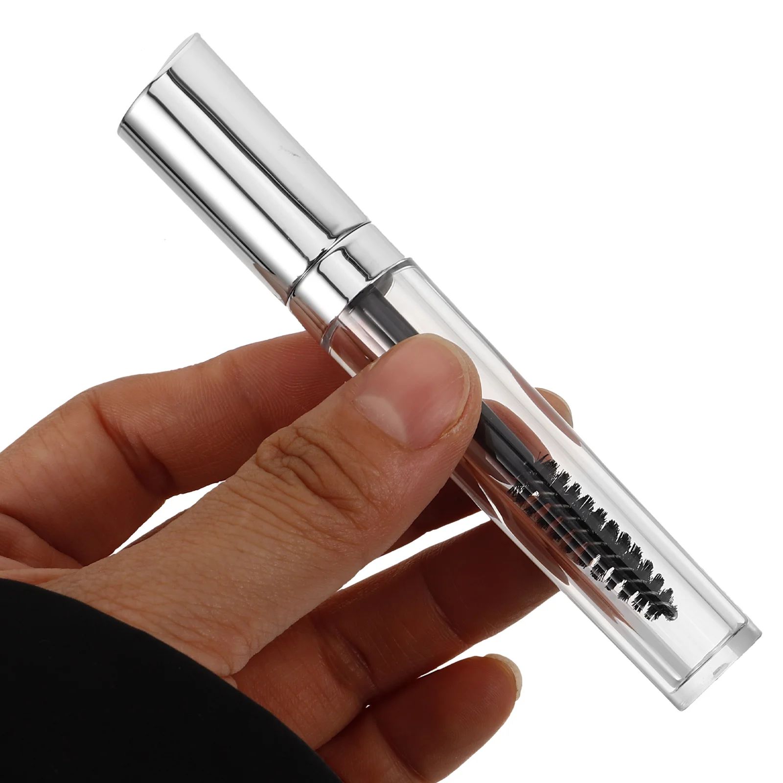 

3Ml Empty Clear Mascara Tube Reusable Eyelash Cream Bottle Portable Compact Design Ideal for Outdoor and Daily Makeup Routine
