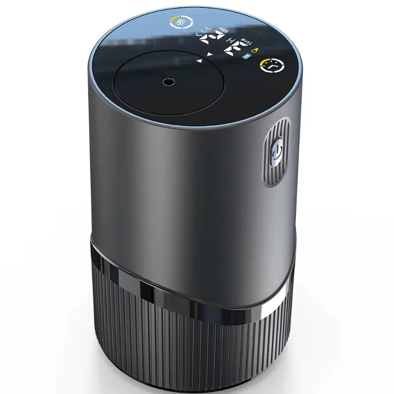 

Portable Electric Digital Screen Battery Powered Car USB Rechargeable Essential Oil Aroma Waterless Diffuser Machine