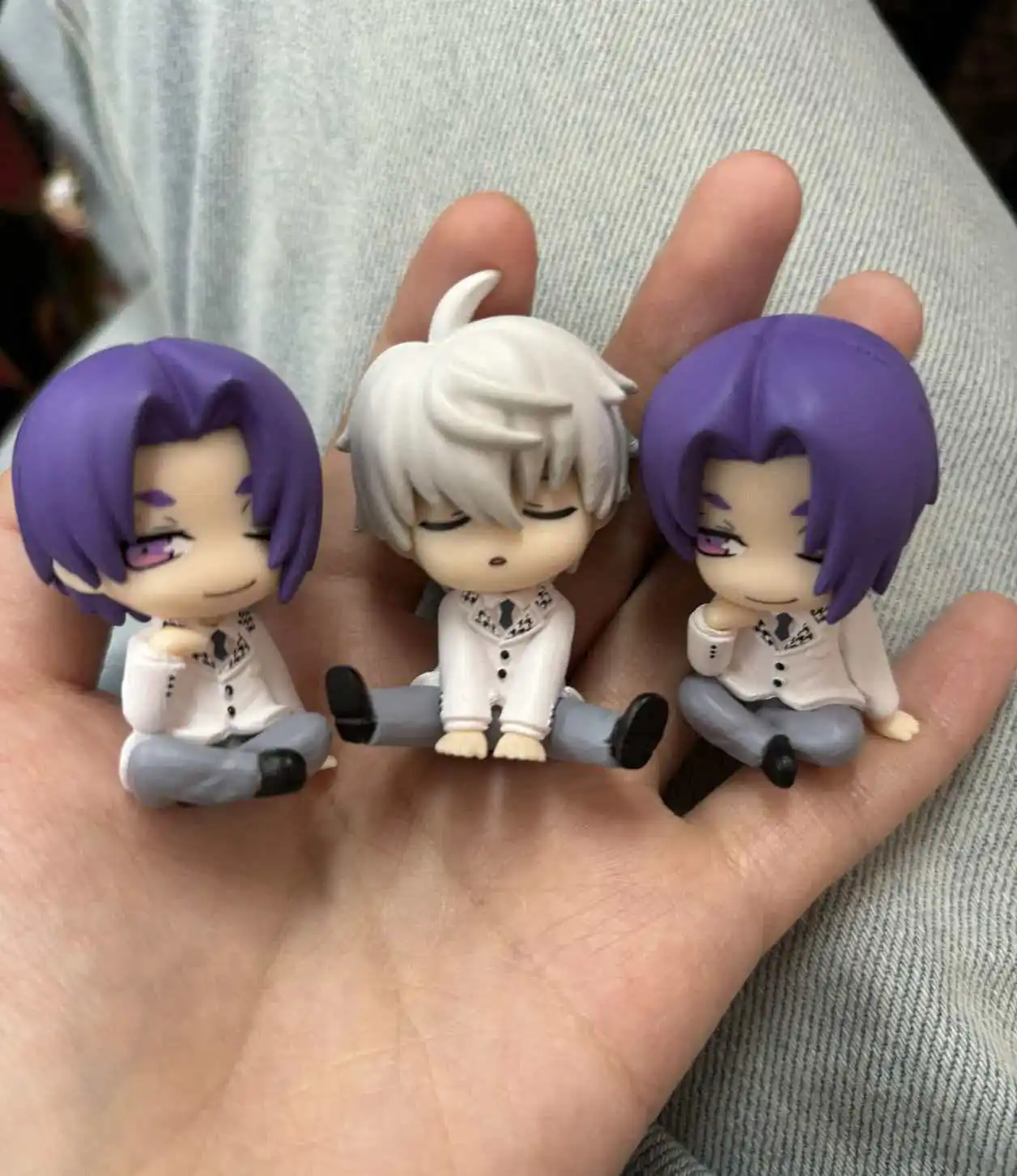 

In Stock Blue Lock Shoulder To Shoulder Blind Box Mini Anime Figure Pvc Toy Collectible Desktop Ornament Holiday Giftsfor Fans