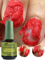 15ml Gel Nail Polish Remover For Nails in 3-5 Minutes Easily Quickly Removes Semi Permanent Soak Off UV Gel Polish Burst  Gel