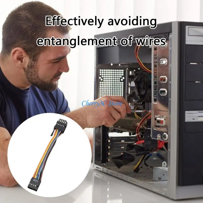 83CE USB Wewnętrzne płyty główne nagłówek 11 PIN do 9 PIN CONVERTERS KABLE