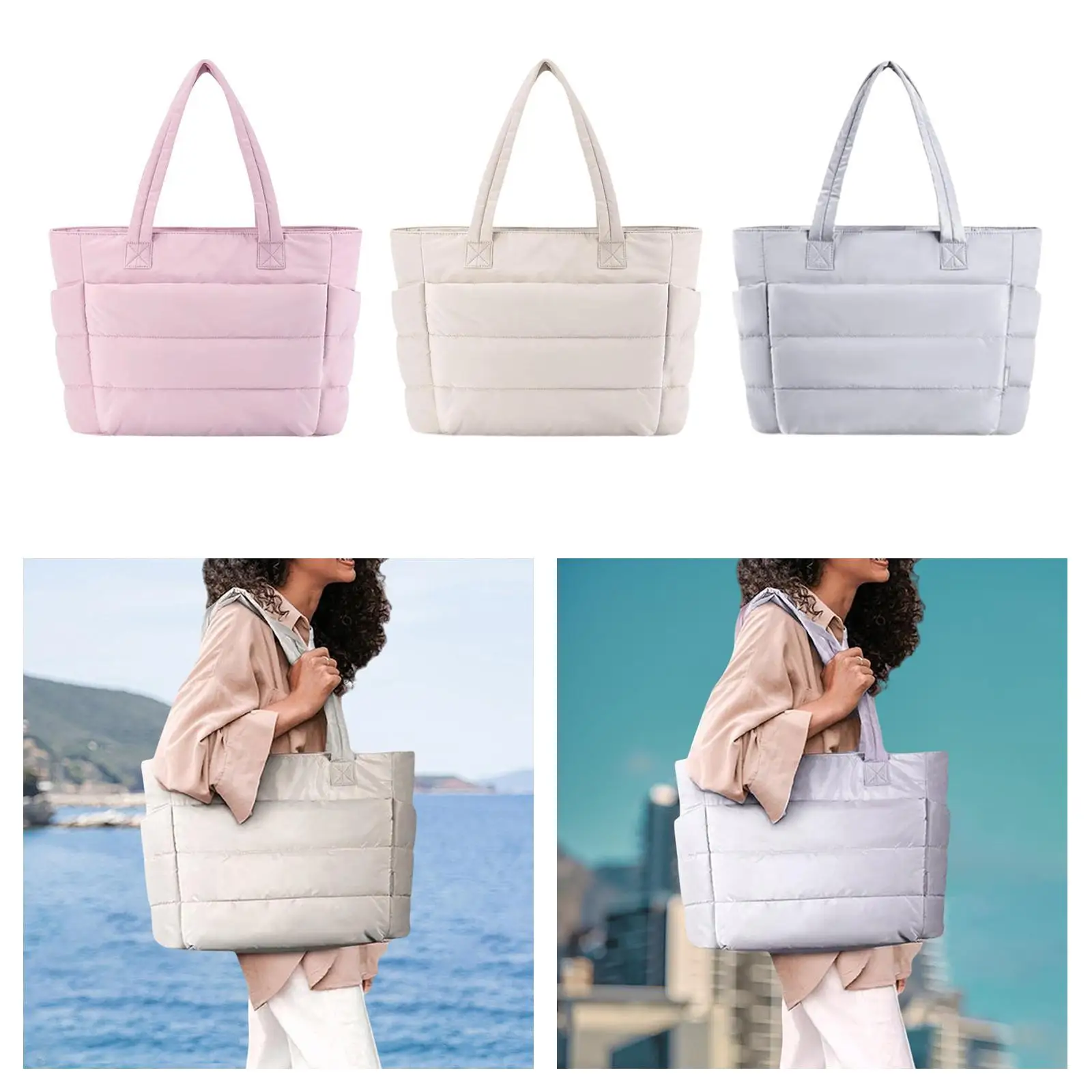 

Women Tote Bag Casual Outings Handbag for Commuting Party Holidays Dating