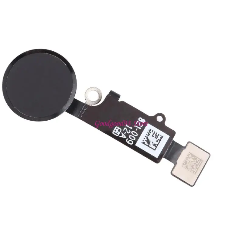 Home-Button Repair Replacement Assembly, Black Metal Part for Single-Piece Service Planning, Worn Button Change Work, and