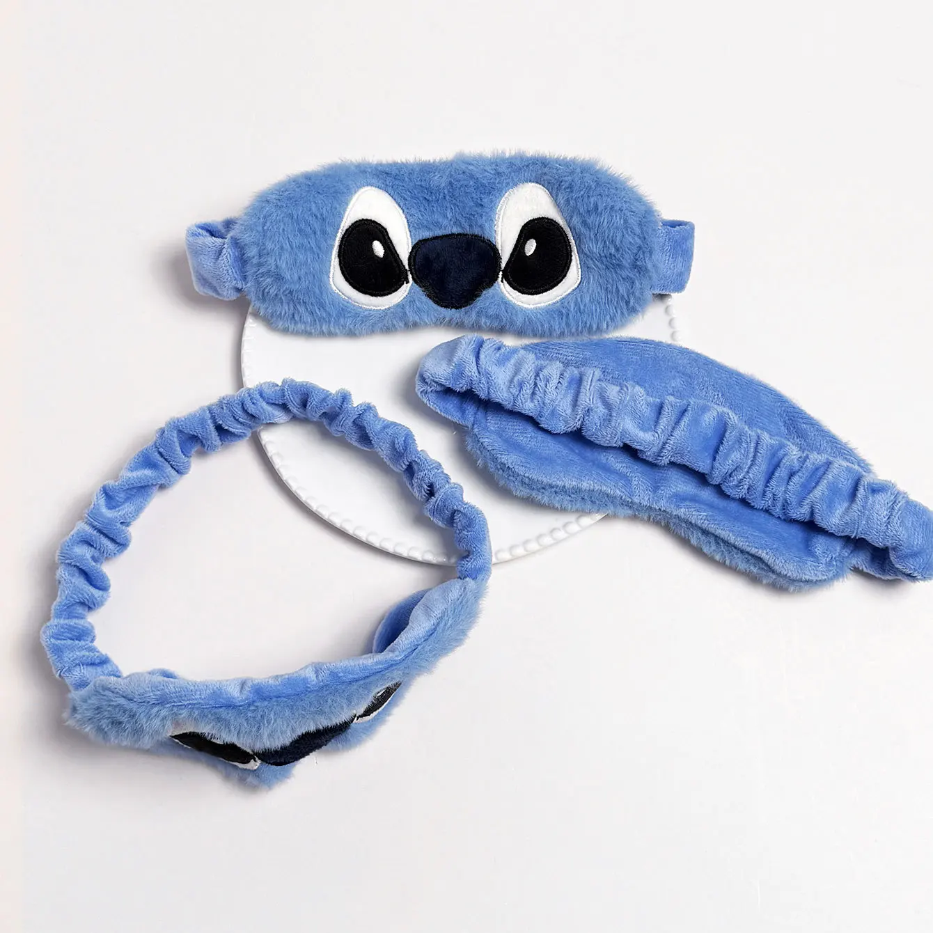 ディズニーステッチかわいい漫画スリーピングアイマスクビューティーアイマスク、旅行ポータブルアイマスク