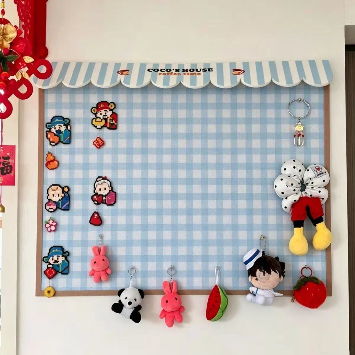 Ins Felt Board Japanese Wall Decoration Storage Board Korean Photo Wall Bean Display Board Room Decoration Wall Message Board