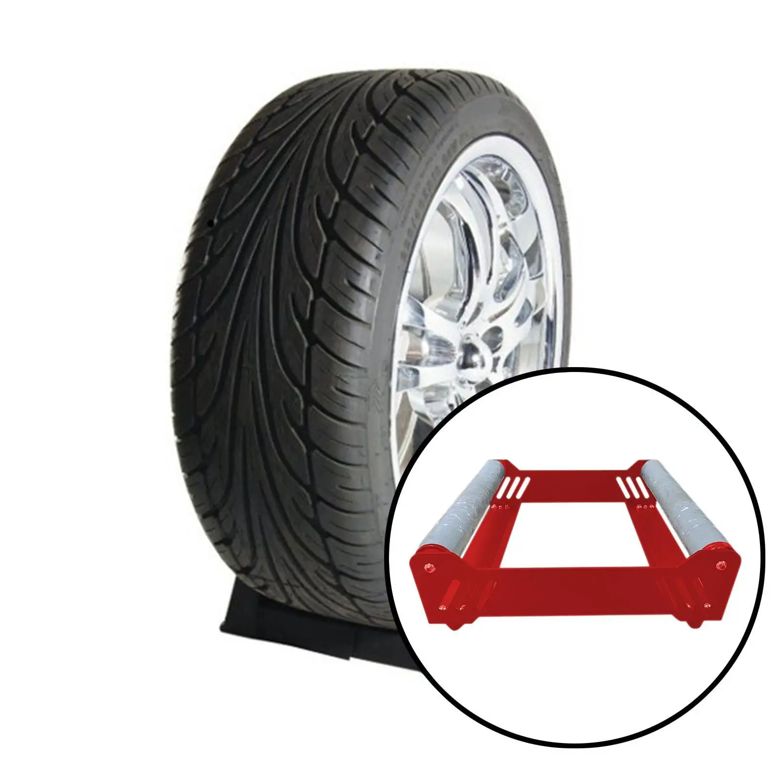 

Wheels Rims Stand Steel Car Tire Detailing Support for Ceramic Coating