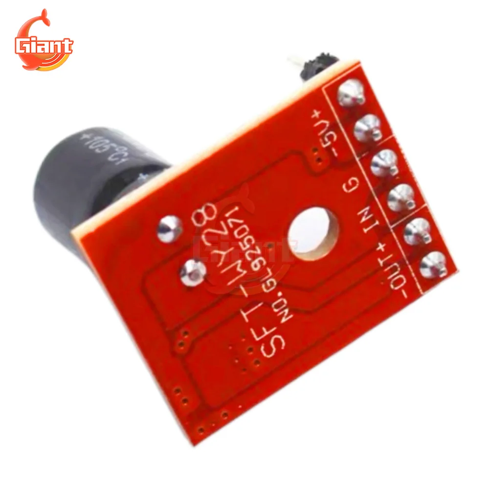 LTK5128 DC Amplifier Board Mini Class AB Module Digital Amplifier S Board Mono Audio Power Amplifier Board DIY Amplifier Module