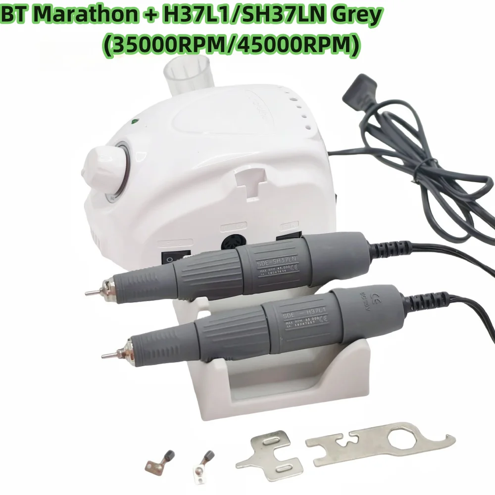 

65W Strong 210 Nail Drill H37L1 H37LN Polishing Handle For Champion-3 BT Marathon Milling Cutter Manicure Machine Grinding Set