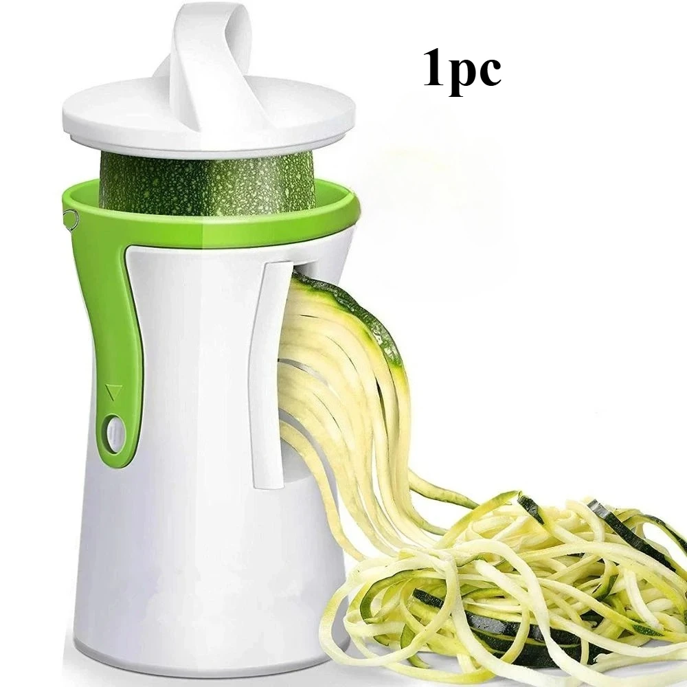 

Heavy Duty Spiralizer Vegetable Slicer Vegetable Spiral Slicer Cutter Zucchini Pasta Noodle Spaghetti Maker