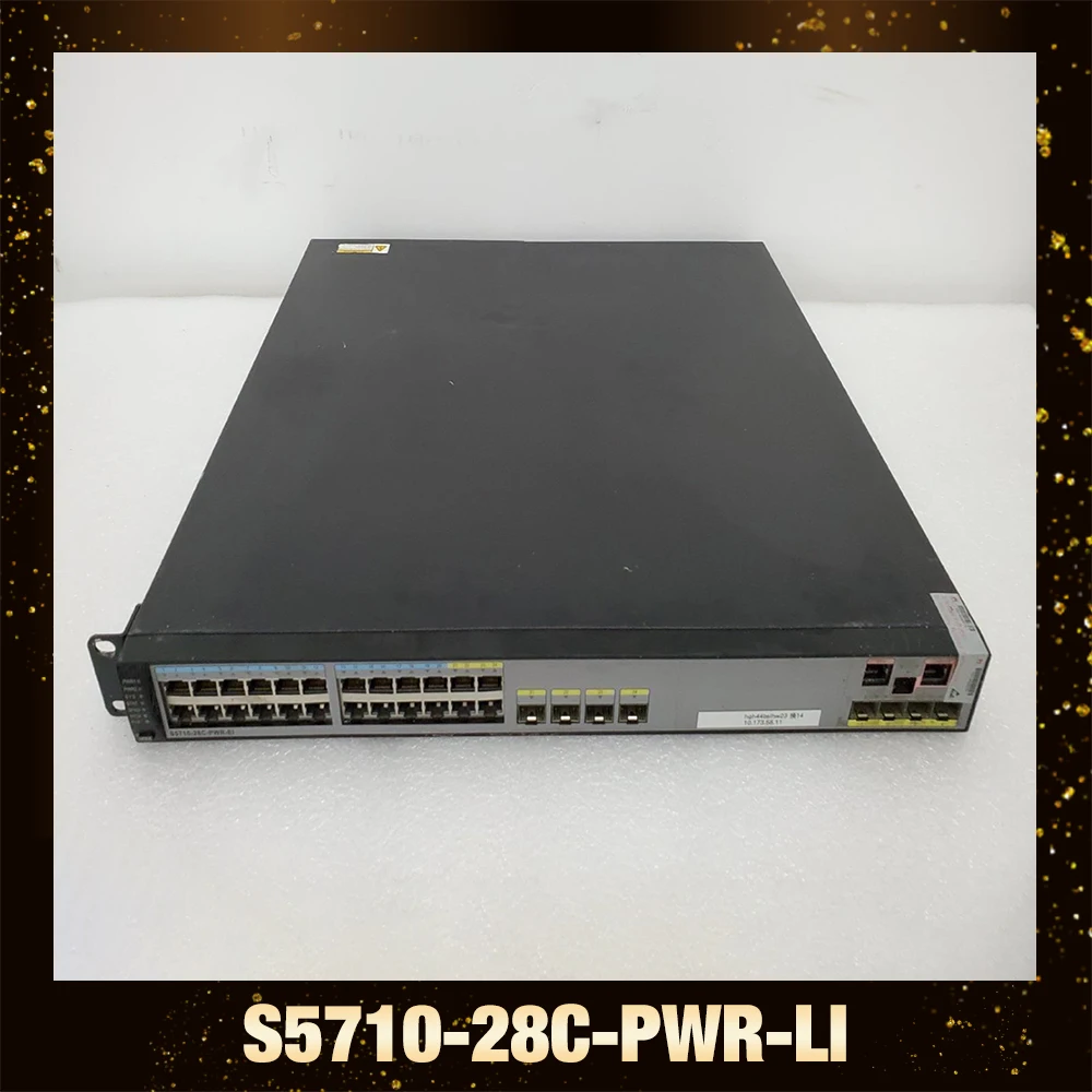 For HUAWEI S5710-28C-PWR-LI 24 port Gigabit POE power supply 4-port SFP Gigabit network switch