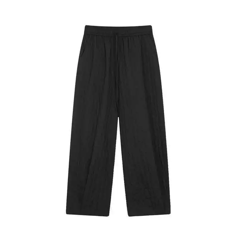 LUZHEN High Suit Pleat Casual Quality Pants Elegant Stylish Trendy Men's Loose Trousers Stretch Waist Pleated Clothing JY4315