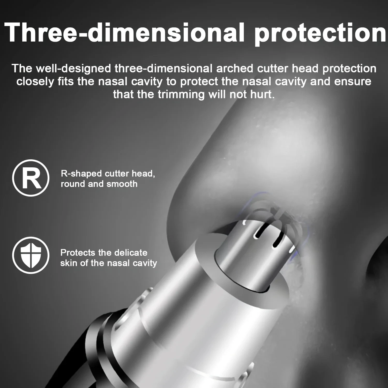 1pc elettrico naso tagliacapelli uomo rasoio rasoio donna naso tagliacapelli facile pulizia Trimmer strumento di rasatura dei capelli