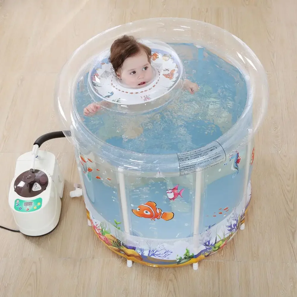 Por Infla Baby Pool Bath Tub For Kids
