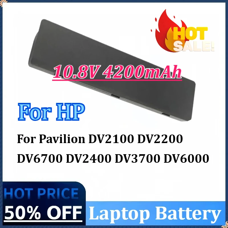 

New 10.8V 4200mAh 47Wh Laptop Battery for HP Pavilion DV2100 DV2200 DV6700 DV2400 DV3700 DV6000 DV6500 DV6100 DV6300