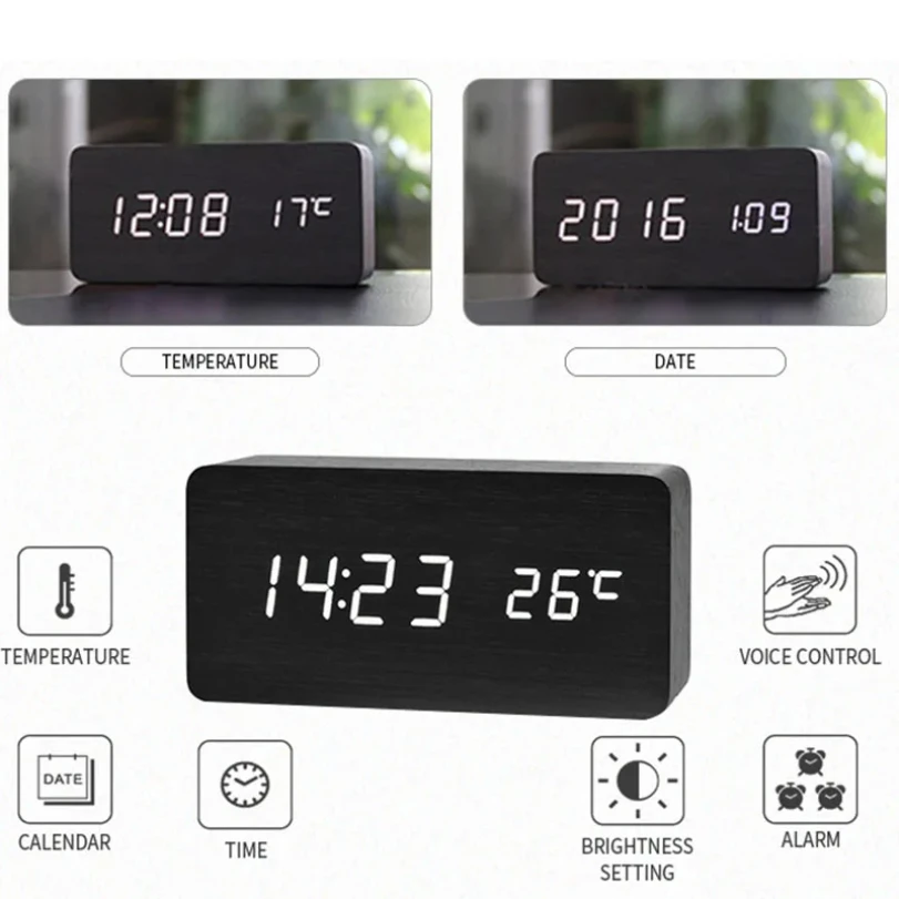 Thumbnail 2 - #37 New LED Bedside Alarm Clocks Arrivals