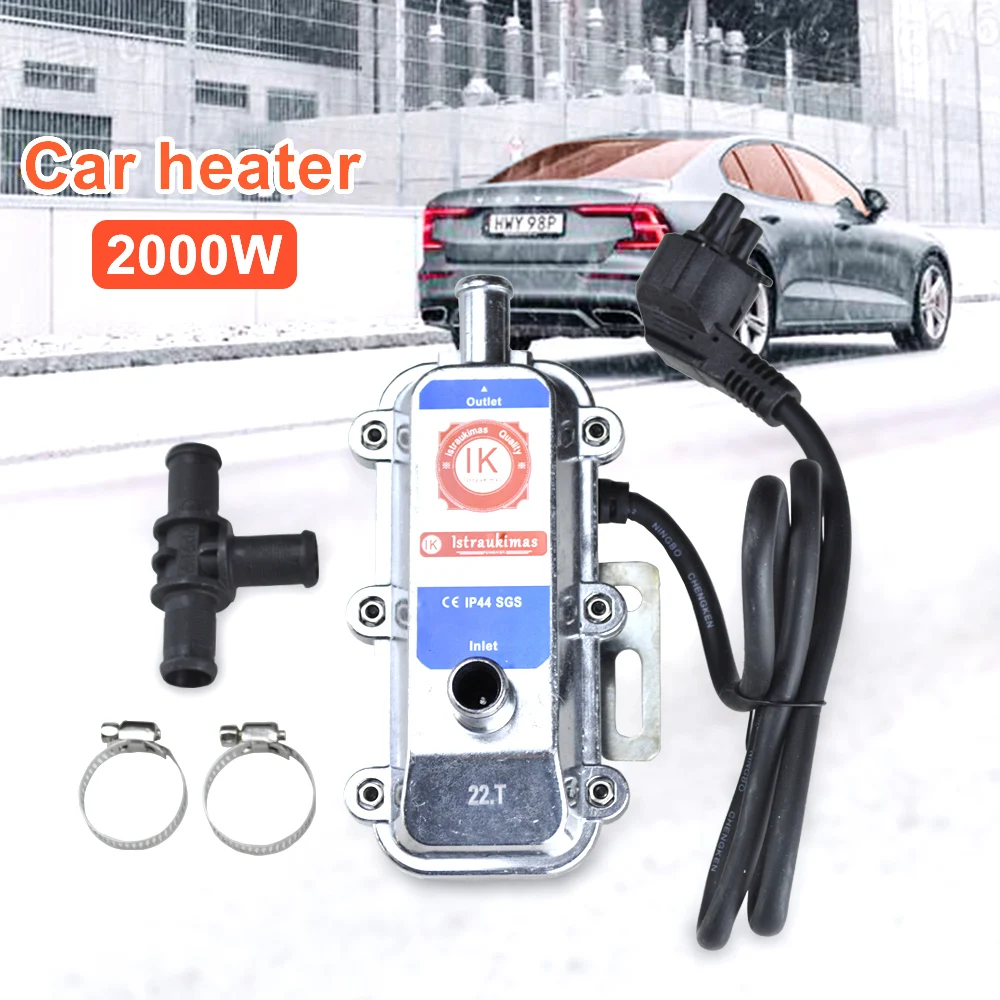 2000W Car Engine Heater Water Auto Electric Preheater 1.8L-2.5L Air Parking Heater  Motorhome Trucks Boats Camping