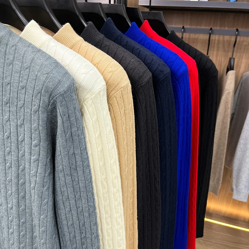 Neuer Winter-Pullover der Modemarke aus Samt, warm und bequem, Herrenbekleidung, Original-Welpen-Stickerei, koreanische Version, Pullover – Detail 7