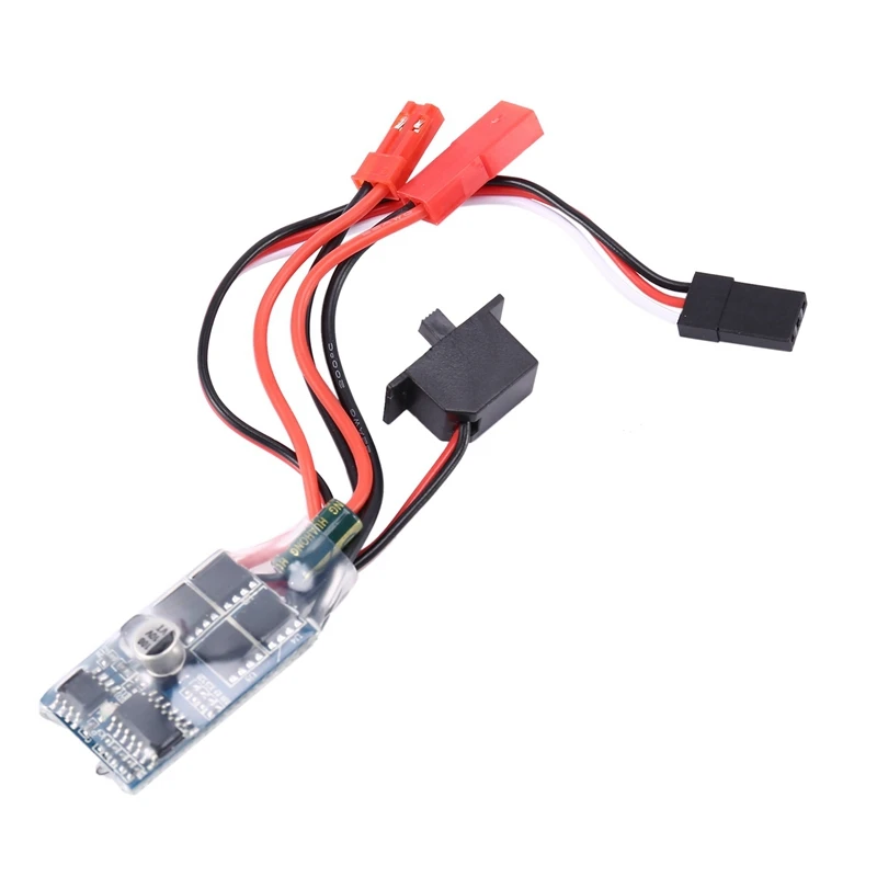 NEW-Rc ESC 10a Brushed Motor Speed Controller for Rc Car Boat W/o Brake without brake