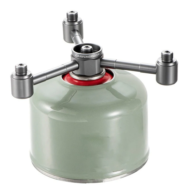 Outdoor Camping OD Can Butaner Gas Canister  Adapter 1 Input 2 or 3 or 4 or 5 Output Gas Station Conversion