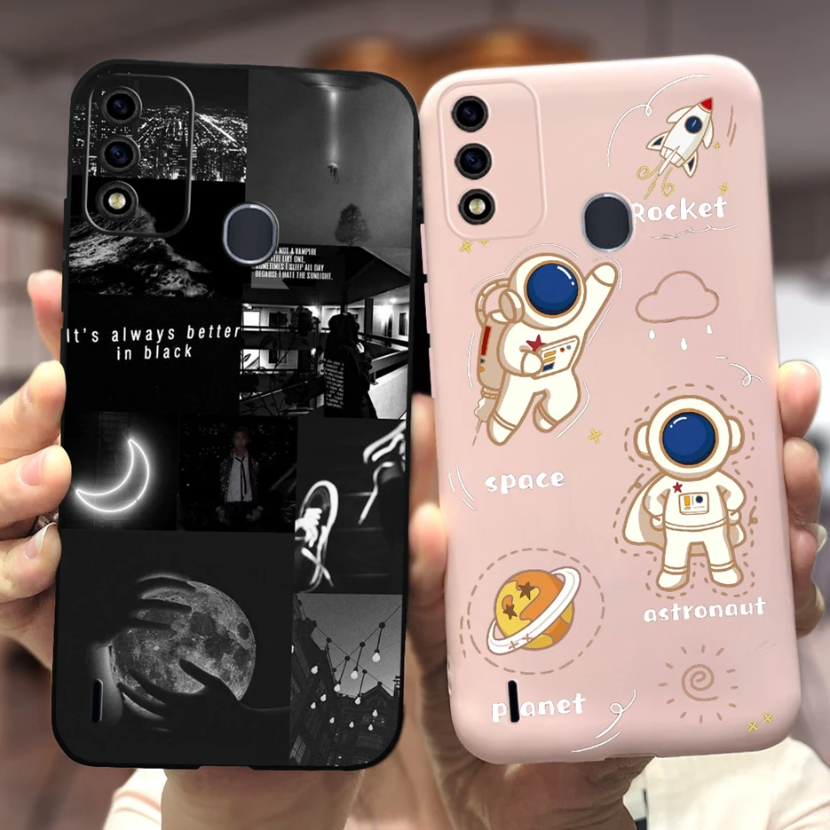 For Itel A48 Case Cute Cartoon Cover Soft Silicone Shockproof Phone Case For Itel A48 A 48 ItelA48 Back Cover 6.1'' Fundas Coque