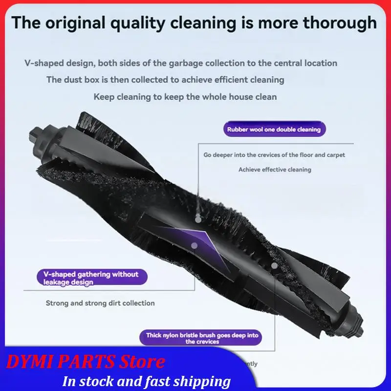 

Essential 10PCS Main Side Brush Hepa Filter Replacements For Wyze WVCR200S Robot Vacuum Cleaner Accessories