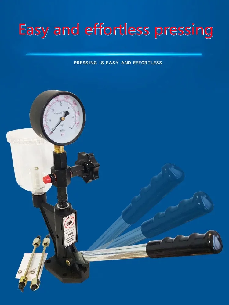 S60h Tester dysz wtryskiwaczy Common Rail do silników wysokoprężnych Tester dysz paliwowych Pop Tester ciśnienia Pompa ręczna