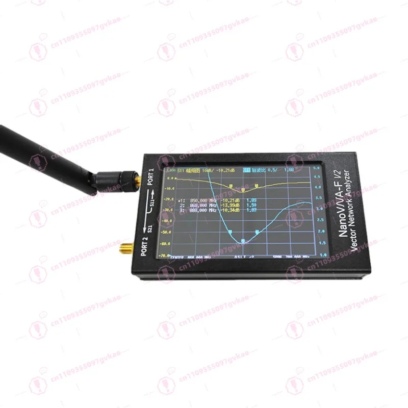 NanoVNA-V2 F 50k-3G Vector Network Analyzer 4.3 Inch HF VHF UHF Antenna Analyzer