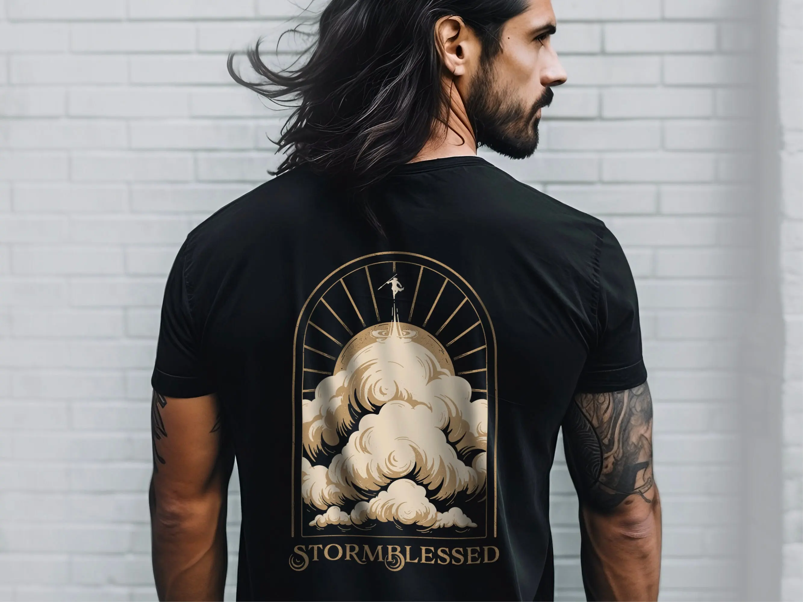 Stormblessed T-Shirt Summer Men's Tracksuit O-Neck Short Sleeve Pullover Top Breathable Sportswear Harajuku Fashion Streetwear
