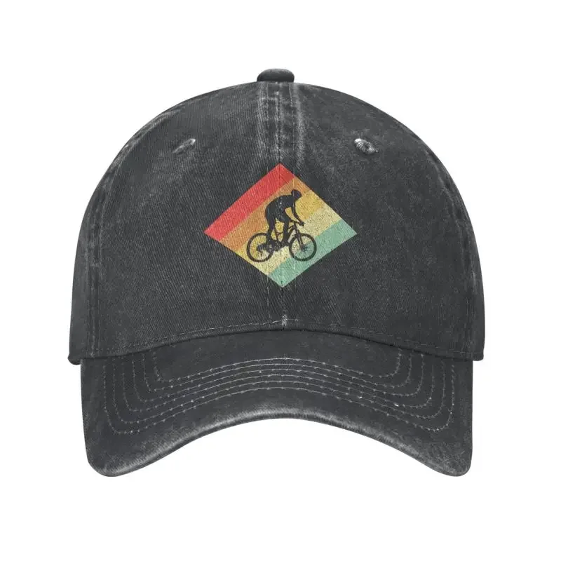 Casquette de Baseball en Coton Rétro Vintage des Années 80, Chapeau Personnalisé Ajustable, Unisexe, Cadeau pour Cycliste