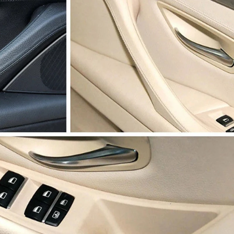 Car Inner Door Panel Handle Pull Trim Set For BMW F10 535I 550I 528I Inner Armrest Handle 51417261929 51417225873