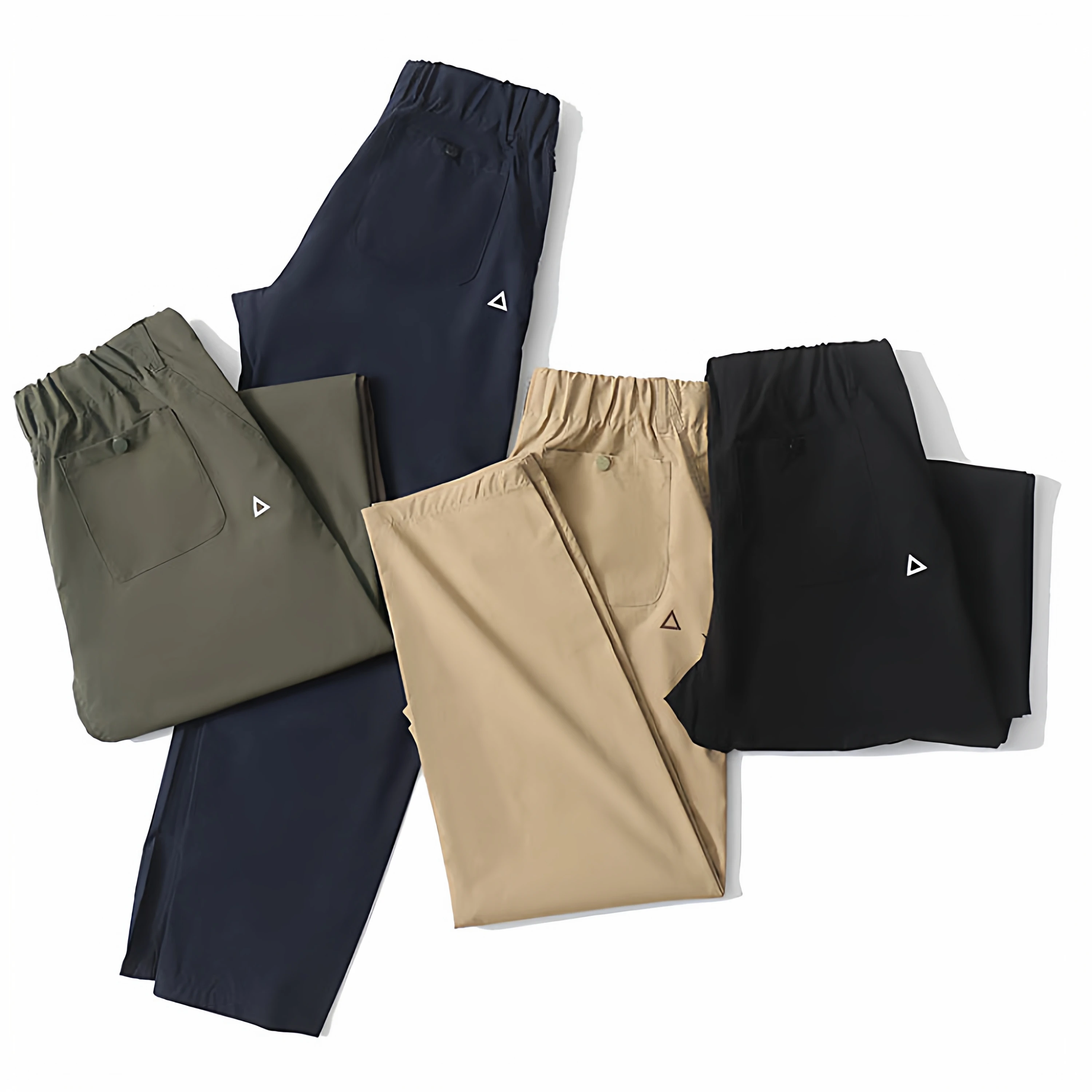 

Outdoor Functionali Straight Leg Casual Pants Elastic Waist Sports Leisure Long Trousers Trendy Pants for Men Spring Autumn...