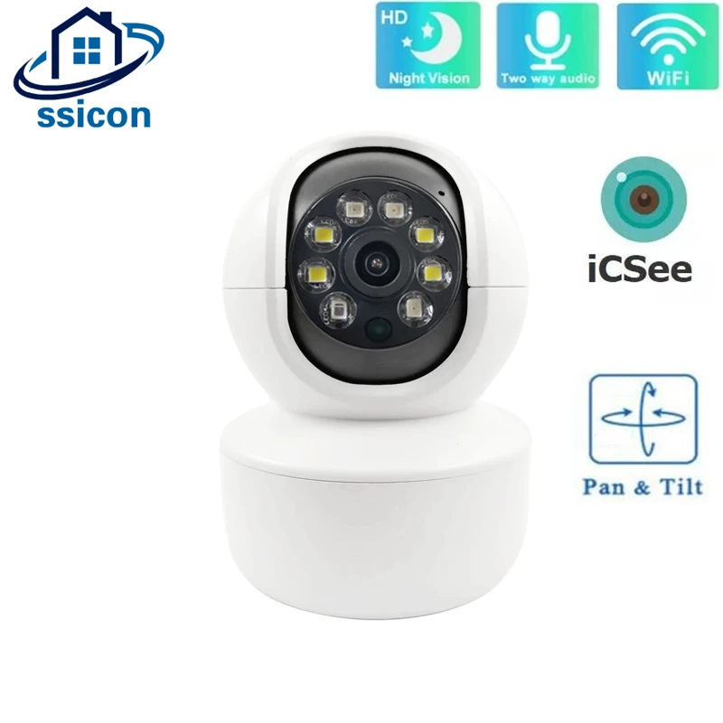 

4MP ICSee MINI WIFI Camera Full Color Night Vision Two Ways Audio Wireless Indoor Smart Home Camera