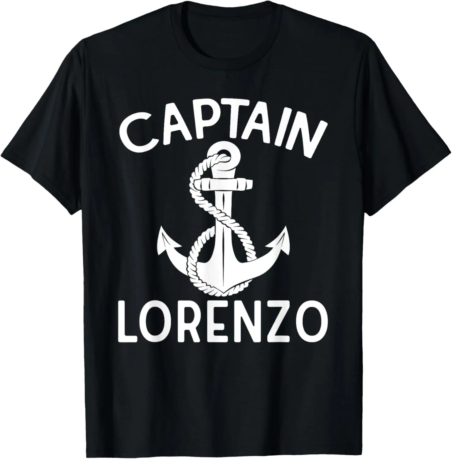 

Футболка с изображением лодки якоря лодки капитана лоренцо яхты