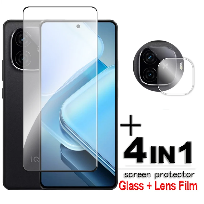 For iQOO Z9 Turbo Screen Protector 6.78 inch Full Cover Glass For Vivo iQOO Z9 Turbo Tempered Glass For iQOO Z9 Turbo Lens Film