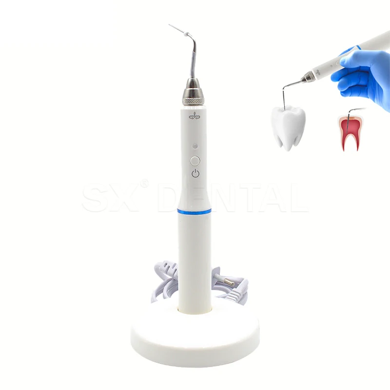 

Инструменты для стоматологического корня Беспроводная система обтурации гуттаперча Эндодонтическая ручка с подогревом Стоматологическая лаборатория 2 наконечника 3 секунды Быстрый нагрев Эндодонтическая